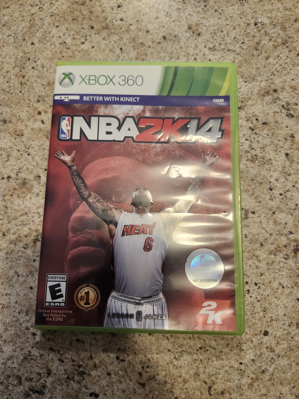 Microsoft Xbox 360 NBA 2K14 Game - Red, White, Green